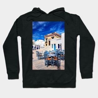 The Piazza of Ano Chora - Serifos island Hoodie